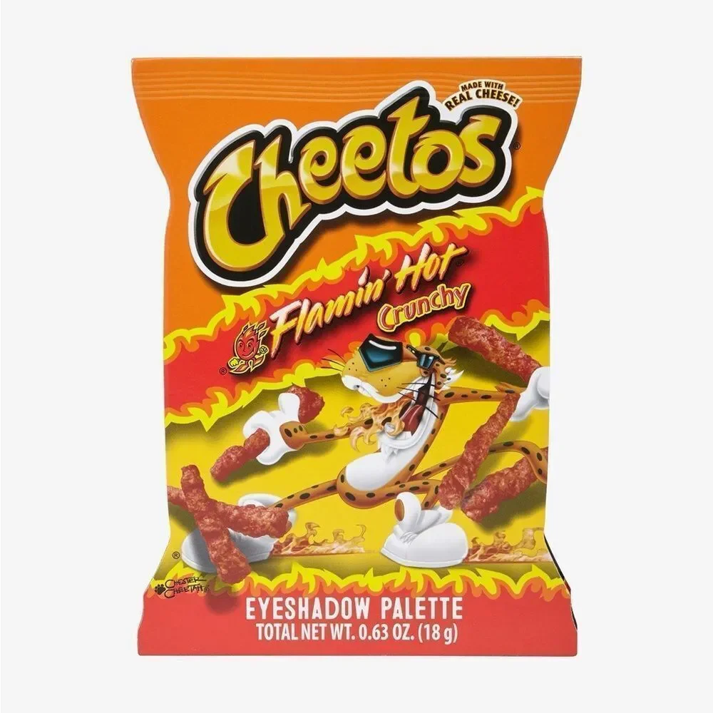 Cheetos Flamin' Hot Crunchy Eyeshadow Palette